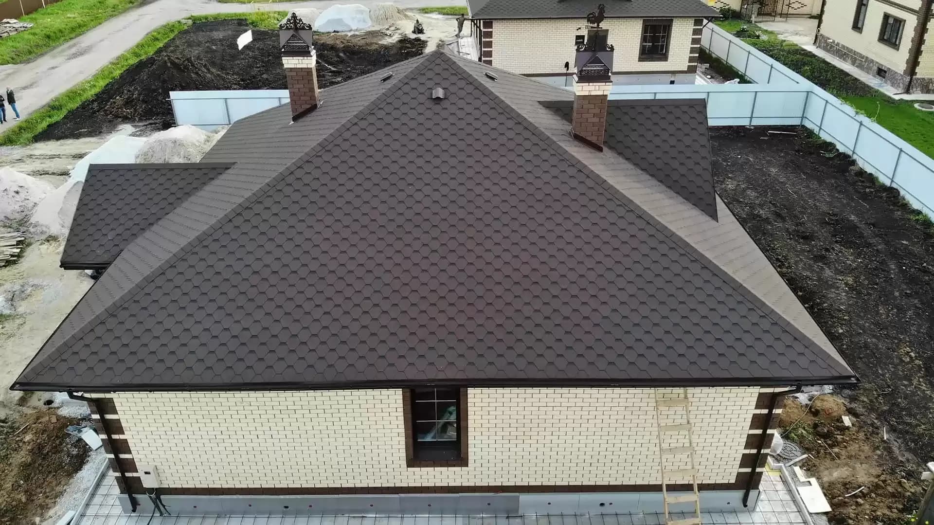 Монтаж гибкой черепицы