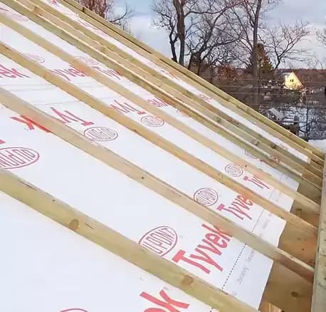 Монтаж вентиляционного зазора