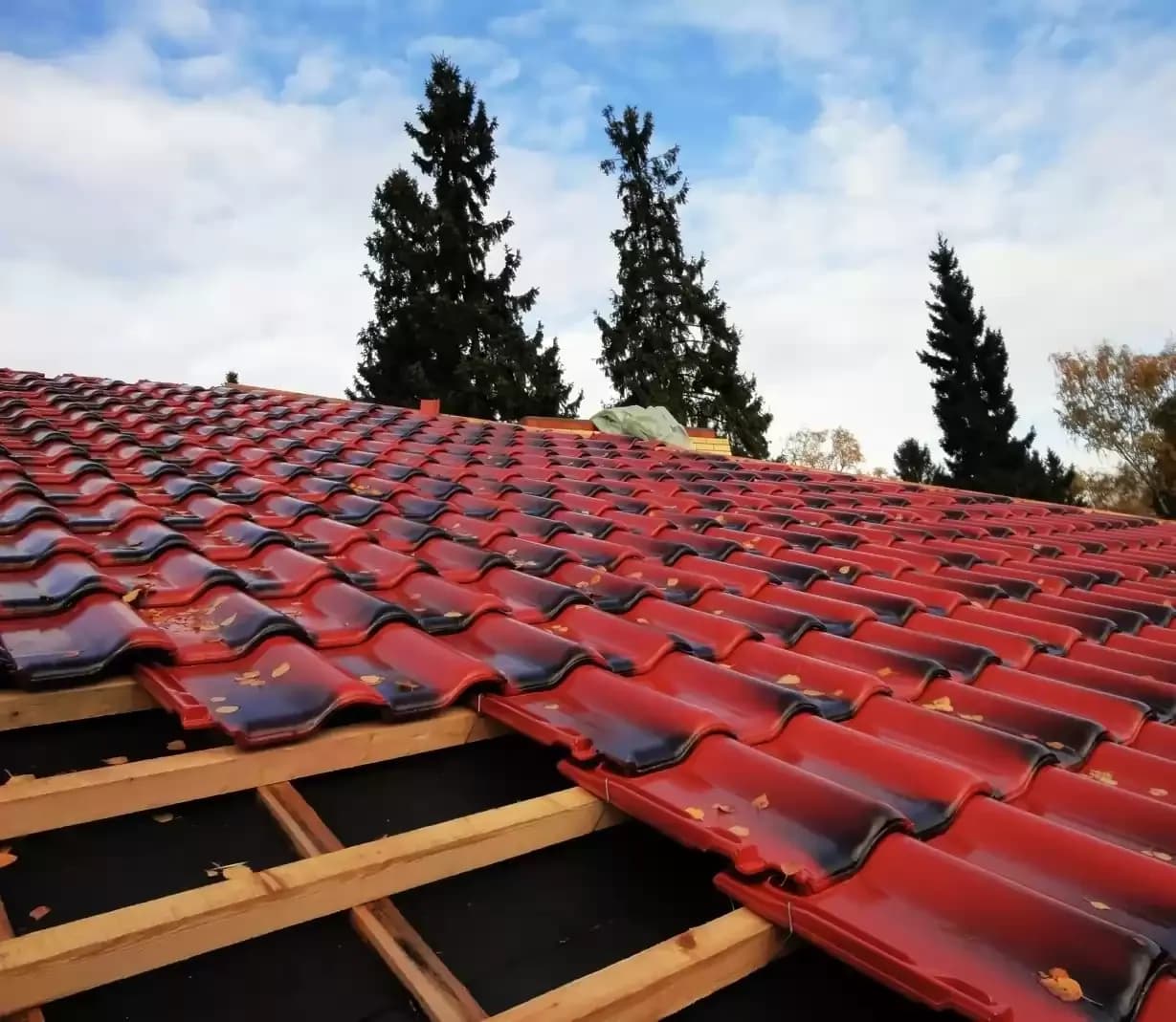 Монтаж натуральной (штучной) черепицы