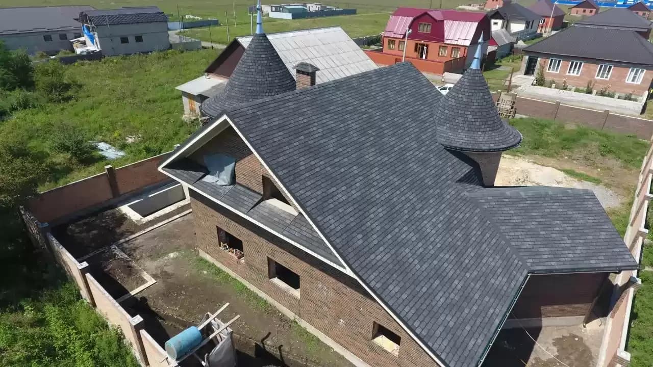 Монтаж гибкой черепицы Docke